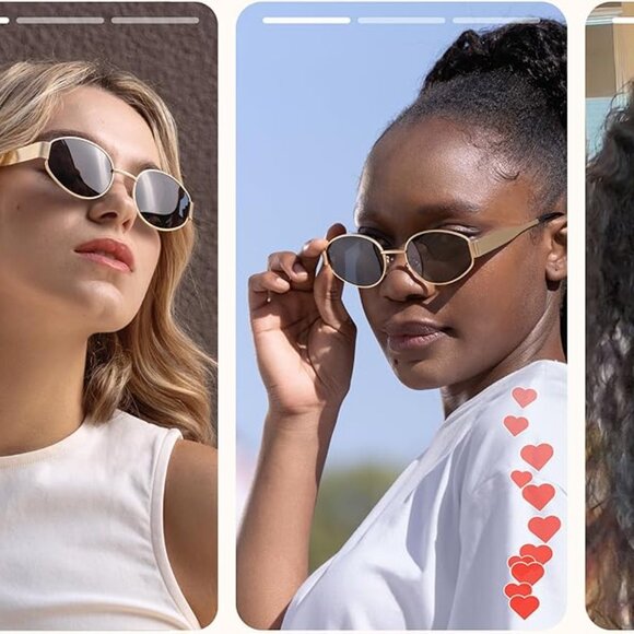 Trendy Oval Sunglasses - Stylish Polarized Shades for Everyday - main image 4